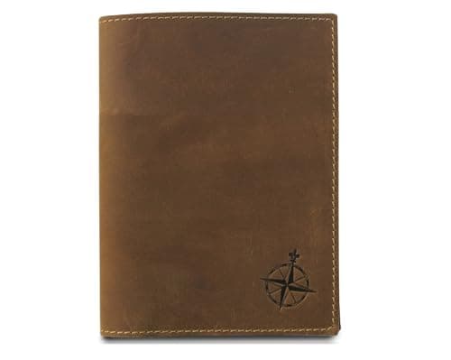 WANDERINGS WANDERINGS Leather Passport Travel Wallet