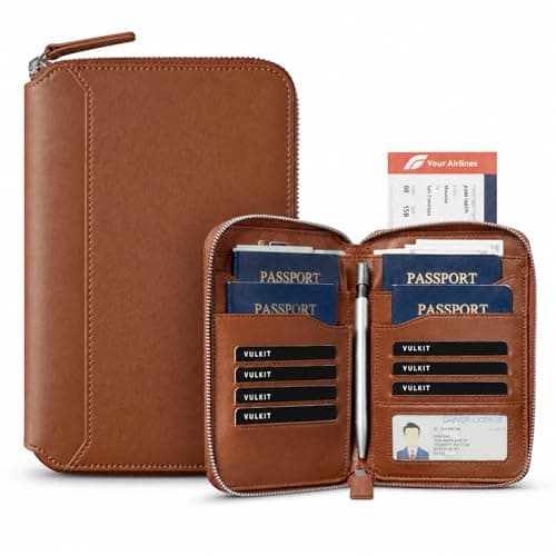 VULKIT VULKIT Zip Passport Organizer