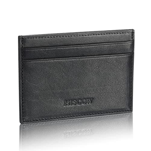 HISCOW HISCOW Veg-Tanned Card Holder with ID Window