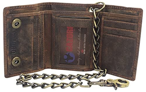 CAZORO CAZORO Trifold Chain Wallet