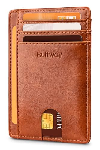 Buffway Buffway Slim Minimalist Wallet