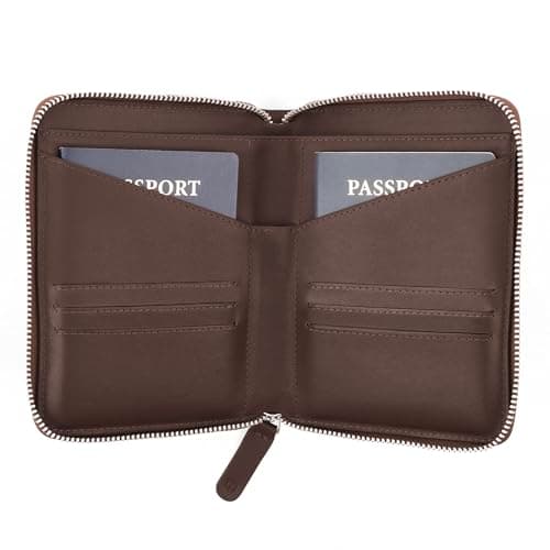 Travaci Travaci Full Grain Dual Passport Holder