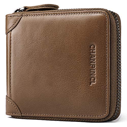 CHANPINCL CHANPINCL Veg-Tanned Zip Wallet